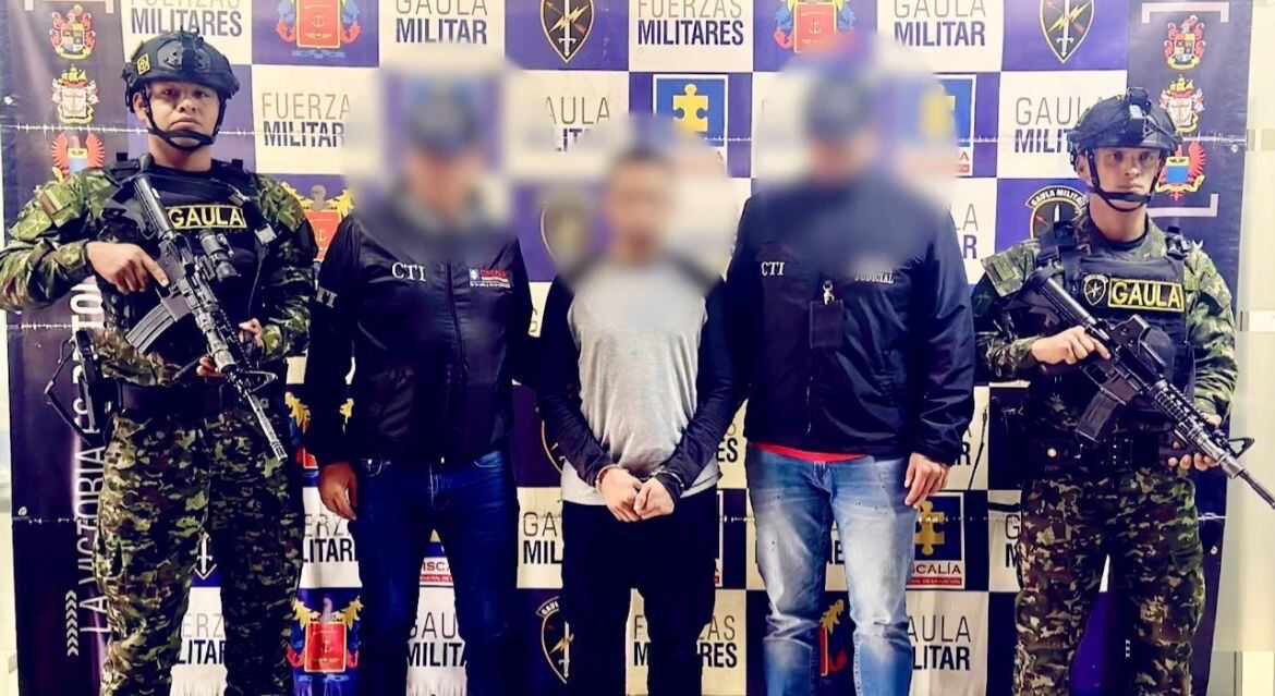 Capturan en Bogotá a cabecilla del ELN que huía de las autoridades en Nariño