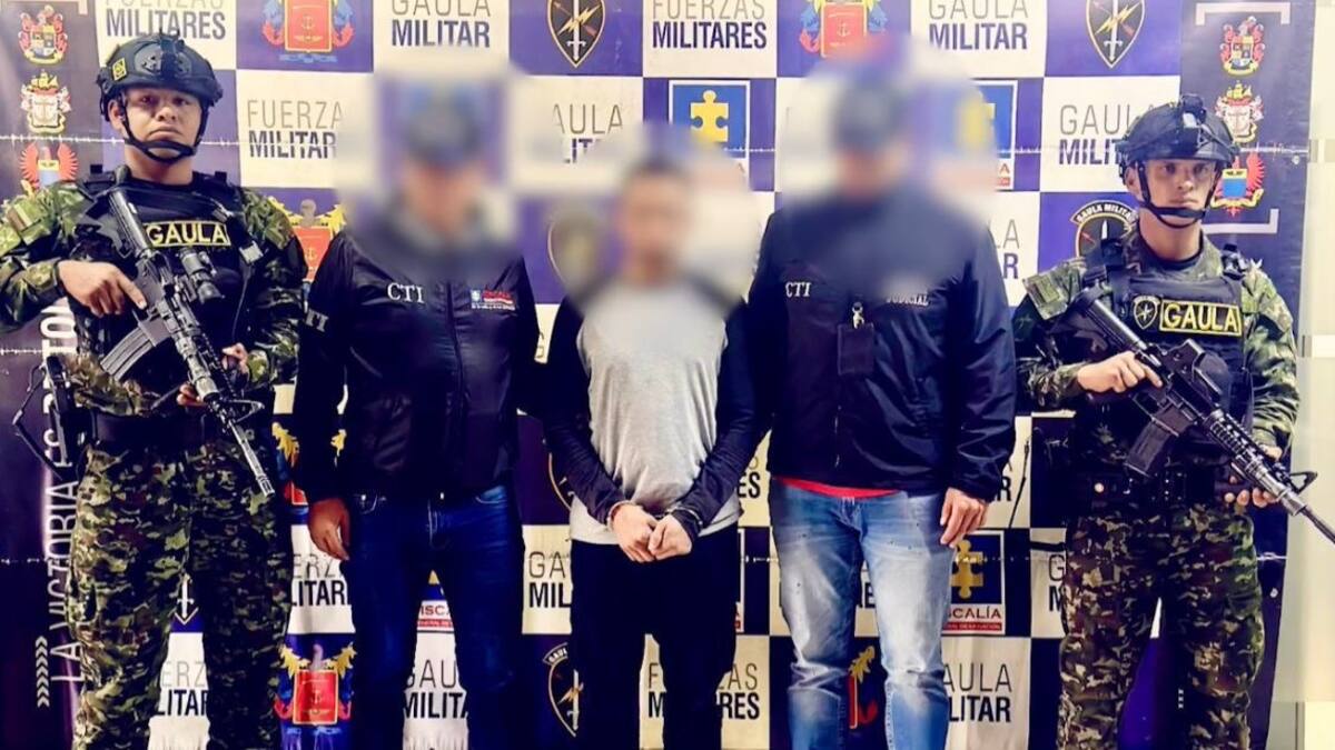 Capturan en Bogotá a cabecilla del ELN que huía de las autoridades en Nariño