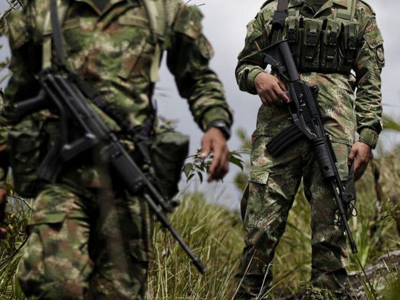 Lo sujetos incursionaron al territorio indígena de Páez, Cauca. Crédito: Colprensa.