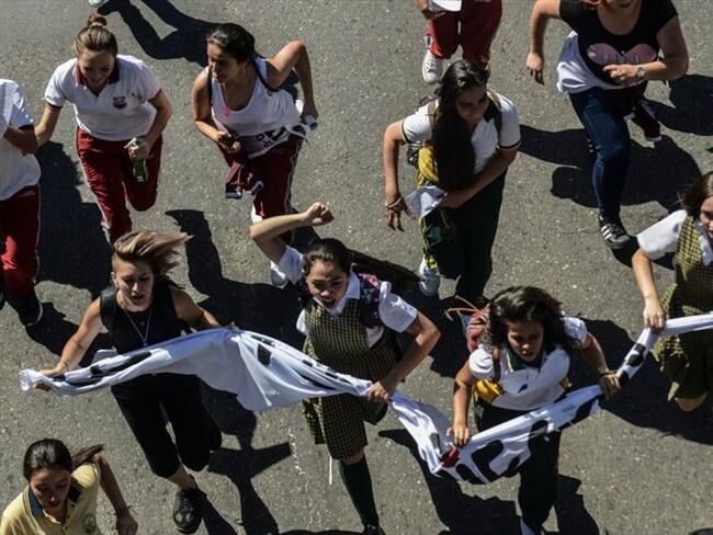Los estudiantes advierten que quedó claro que el Gobierno Nacional no quiere negociar e ignora sus exigencias. Foto: Getty Images