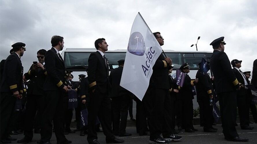 Huelga de Acdac. Foto: Colprensa