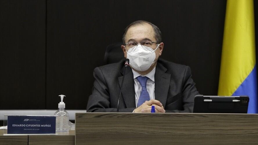 Eduardo Cifuentes Muñoz, Presidente de la JEP. Foto: Colprensa