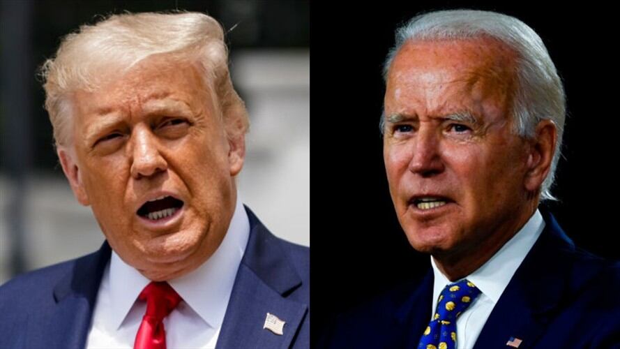 Donald Trump y Joe Biden. Foto: Getty Images