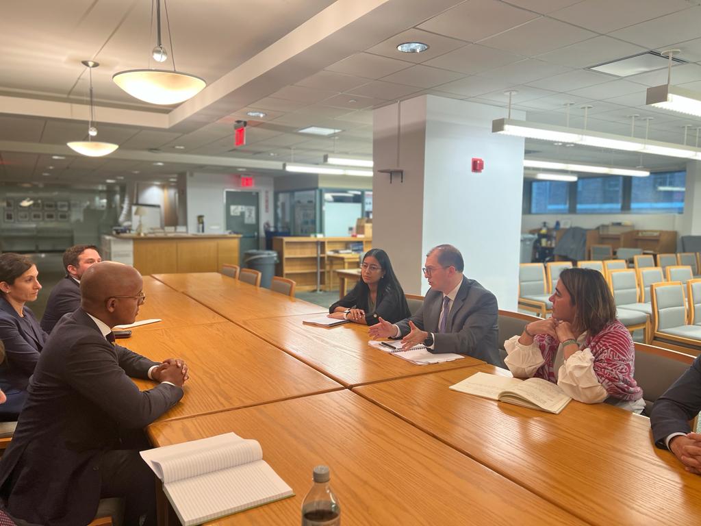 Fiscal Barbosa con su homólogo en Nueva York | Foto: Suministrada