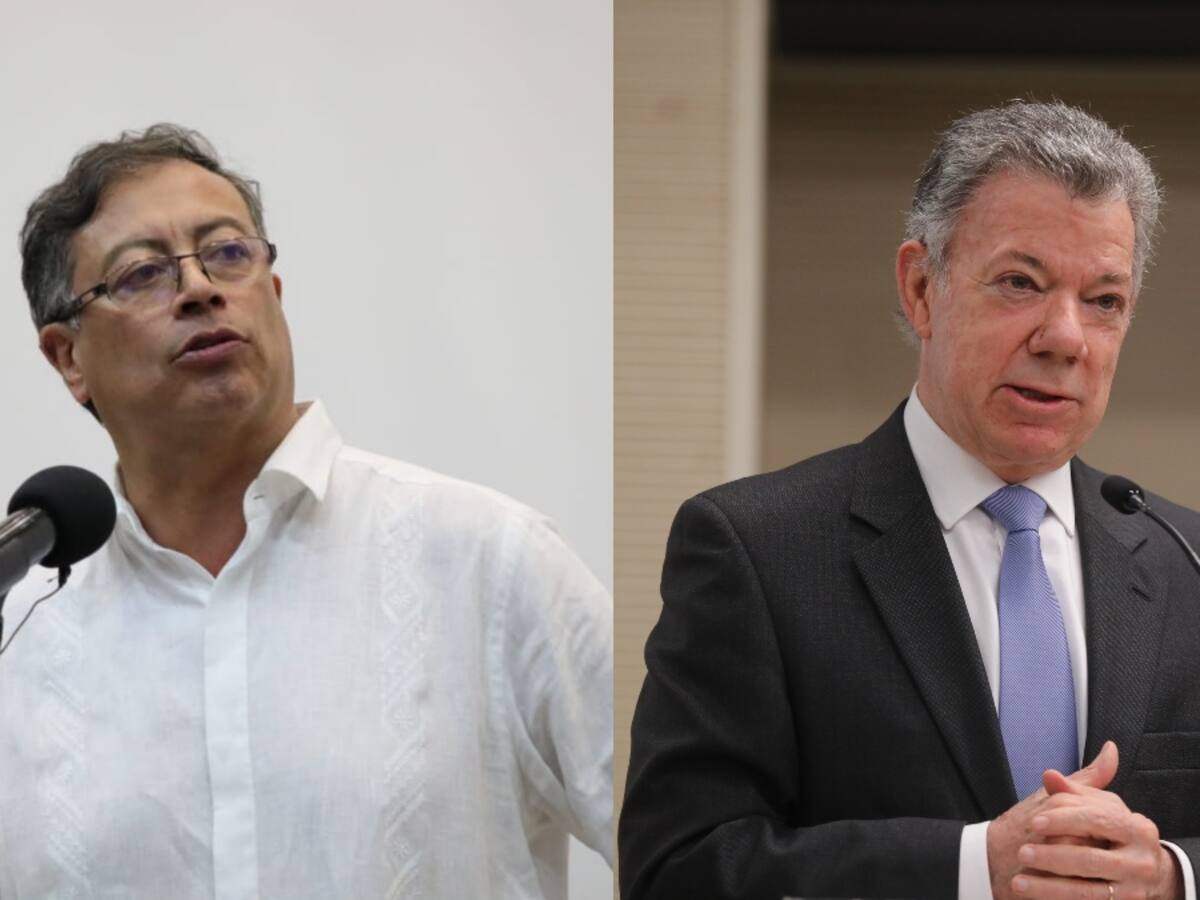 Petro y Santos se reunieron para acelerar la implementación de la paz en el país