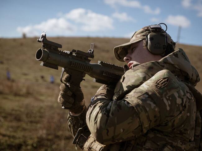 Ejército ucraniano interceptando drones rusos. I Foto: Andre Luis Alves/Anadolu via Getty Images.