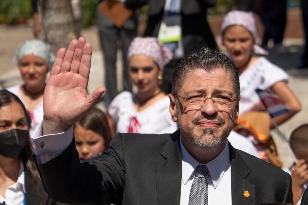 Pesidente electo de Costa Rica, Rodrigo Chaves. (Photo by Arnoldo Robert/Getty Images)