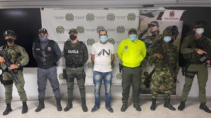 Alias 'Jaime' o 'Víctor', quien es el tercer cabecilla al mando del Grupo Armado Residual 'Adán Izquierdo'. Foto: Cortesía: Comunicaciones Deval
