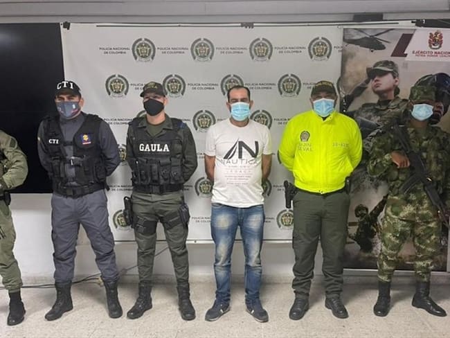Alias 'Jaime' o 'Víctor', quien es el tercer cabecilla al mando del Grupo Armado Residual 'Adán Izquierdo'. Foto: Cortesía: Comunicaciones Deval