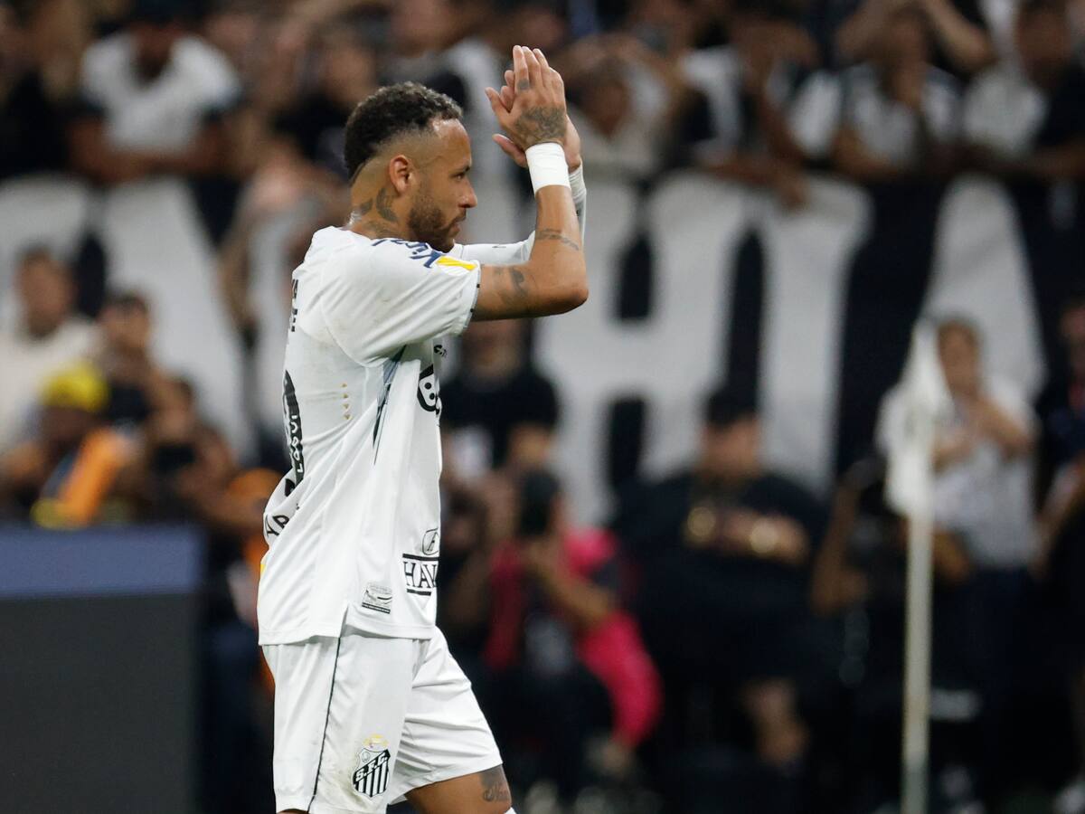 Video: con ‘paradinha’, así fue el primer gol de Neymar con el Santos tras su regreso al ‘Peixe’