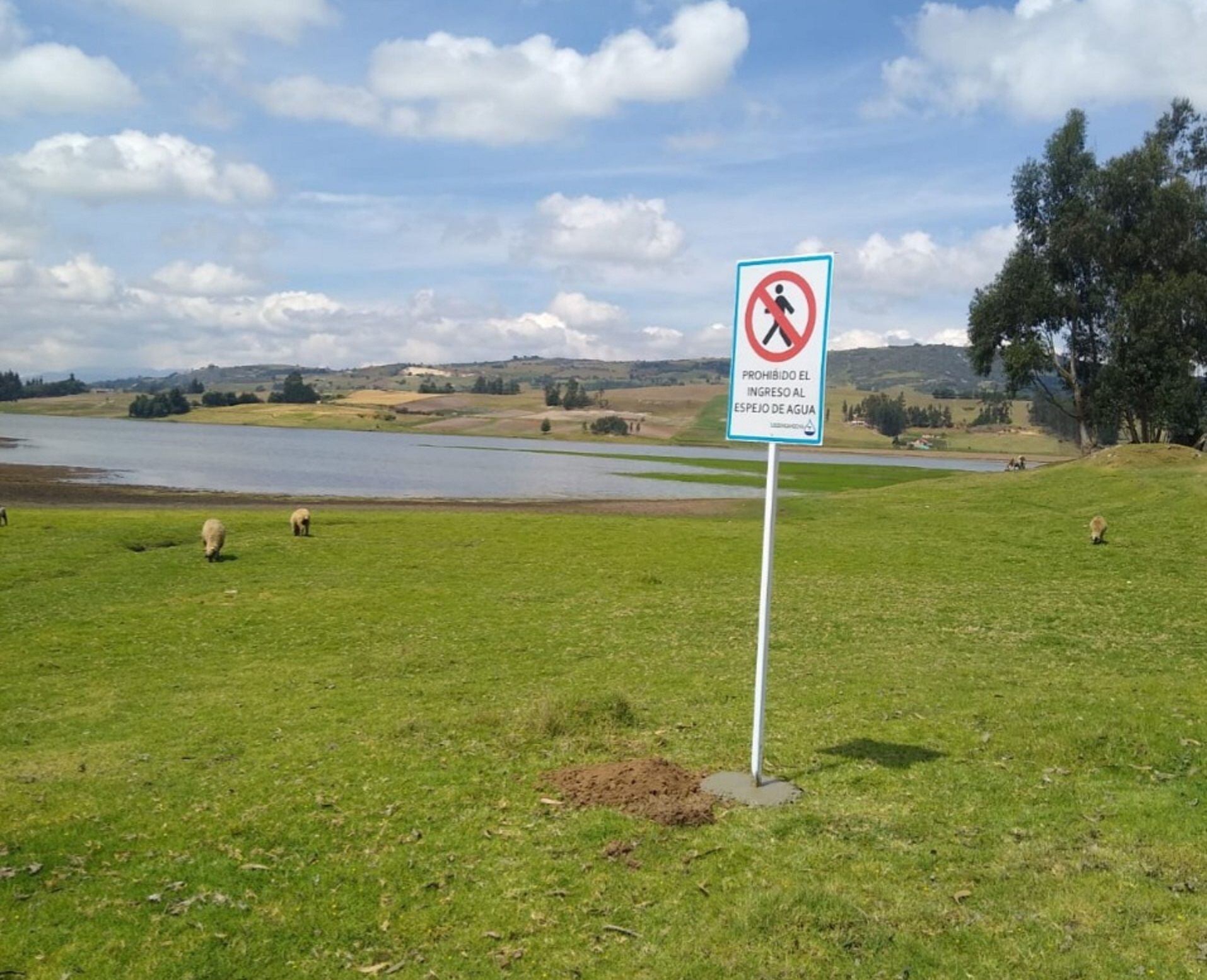 Hernández dice que en Toca si se benefician de las aguas de La Copa.  Foto: Usochicamocha.