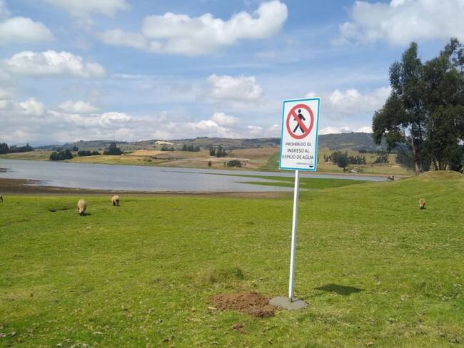 Hernández dice que en Toca si se benefician de las aguas de La Copa. Foto: Usochicamocha.
