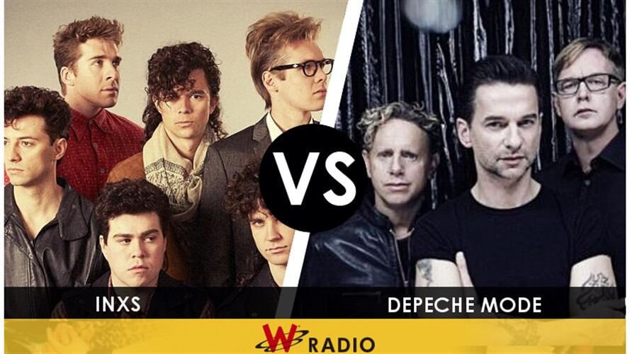 INXS y Depeche Mode. Foto: inxsonline.com/ | www.depechemode.com/
