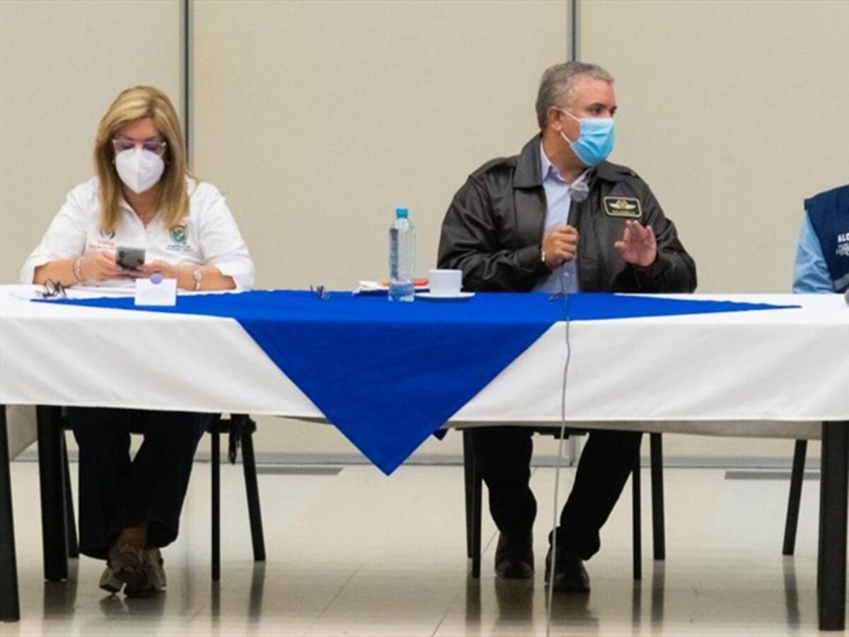 Duque hizo viaje relámpago a Cali para liderar consejo de seguridad