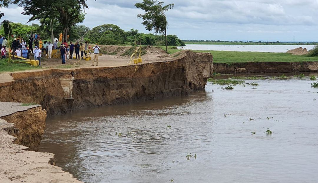 Procuraduría pide celeridad en nuevas obras para contener la erosión en Salamina, Magdalena. Foto: Procuraduría