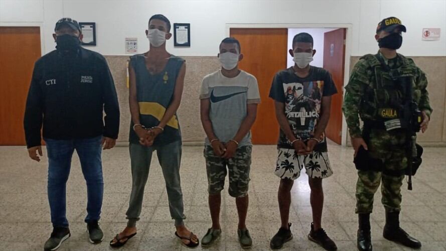 Gaula Militar y el CTI de la Fiscalía rescatan a transportador secuestrado en Ciénaga, Magdalena. Foto: Gaula Militar del Magdalena