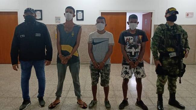Gaula Militar y el CTI de la Fiscalía rescatan a transportador secuestrado en Ciénaga, Magdalena. Foto: Gaula Militar del Magdalena