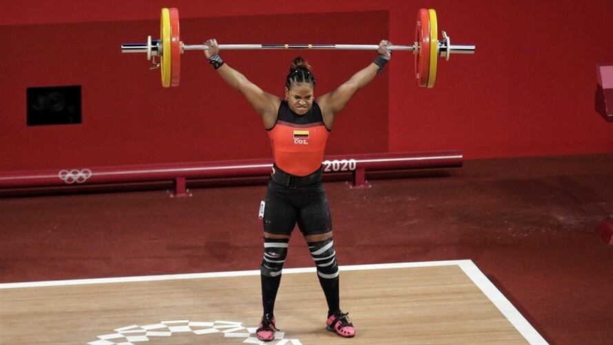Mercedes Isabel Pérez es una de las favoritas para conseguir otra medalla en el levantamiento de pesas. Foto: Comité Olímpico Colombiano