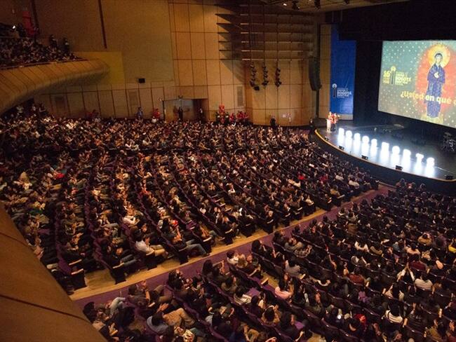 Vista general de los asistentes a la ceremonia de premiación del evento Bogoshorts Film Festival en su edición de 2018. Foto: Agencia Anadolu