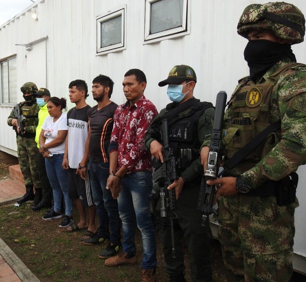 Capturados cuatro presuntos integrantes a la red de apoyo de disidencias en Tibú- Ejercito Nacional