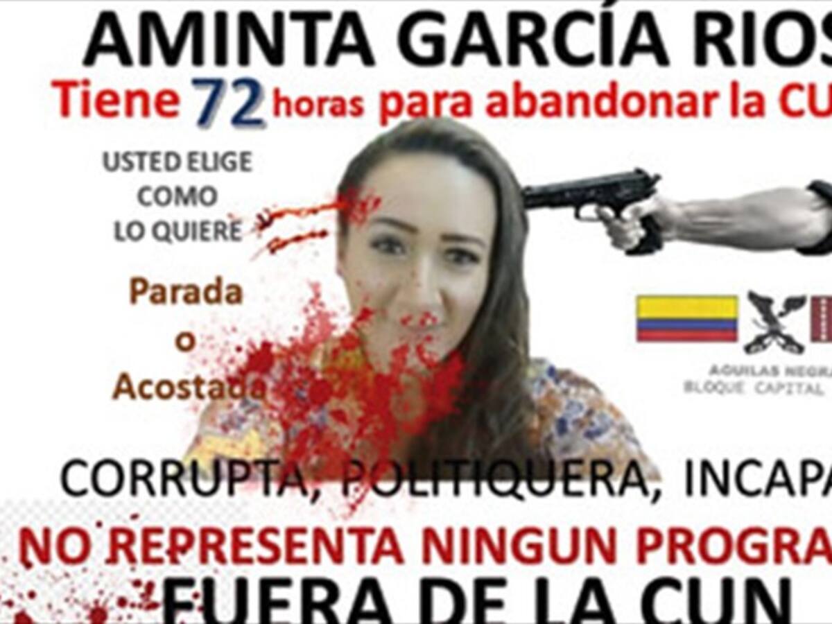 Amenaza de muerte contra una profesora de la CUN de Ibagué