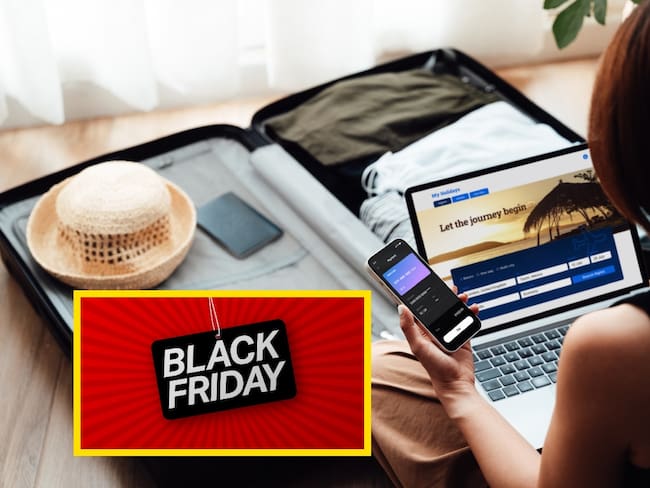 Imágenes de referencia de viajes y Black Friday. Foto: Getty Images