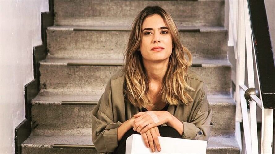 La actriz caleña compartió en su cuenta de Instagram un detrás de cámaras de la novela.. Foto: Instagram