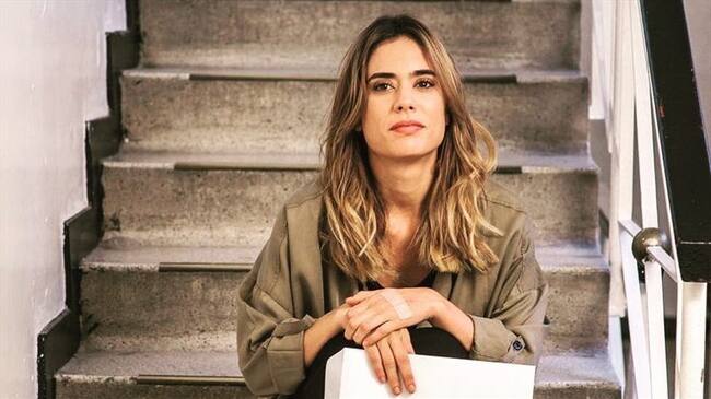 La actriz caleña compartió en su cuenta de Instagram un detrás de cámaras de la novela.. Foto: Instagram