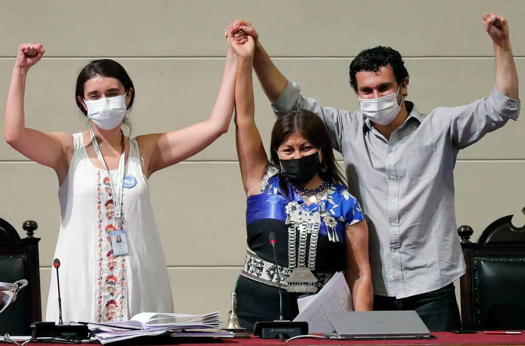 Constituyente de Chile elige a María Elisa Quinteros como su nueva presidenta. Foto: Getty Images