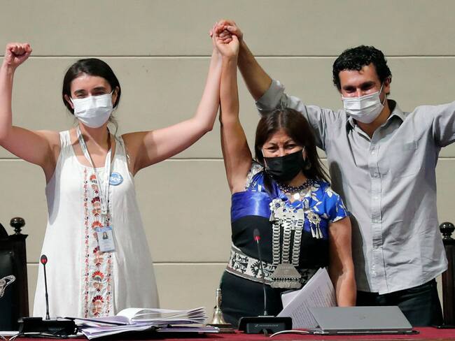 Constituyente de Chile elige a María Elisa Quinteros como su nueva presidenta. Foto: Getty Images
