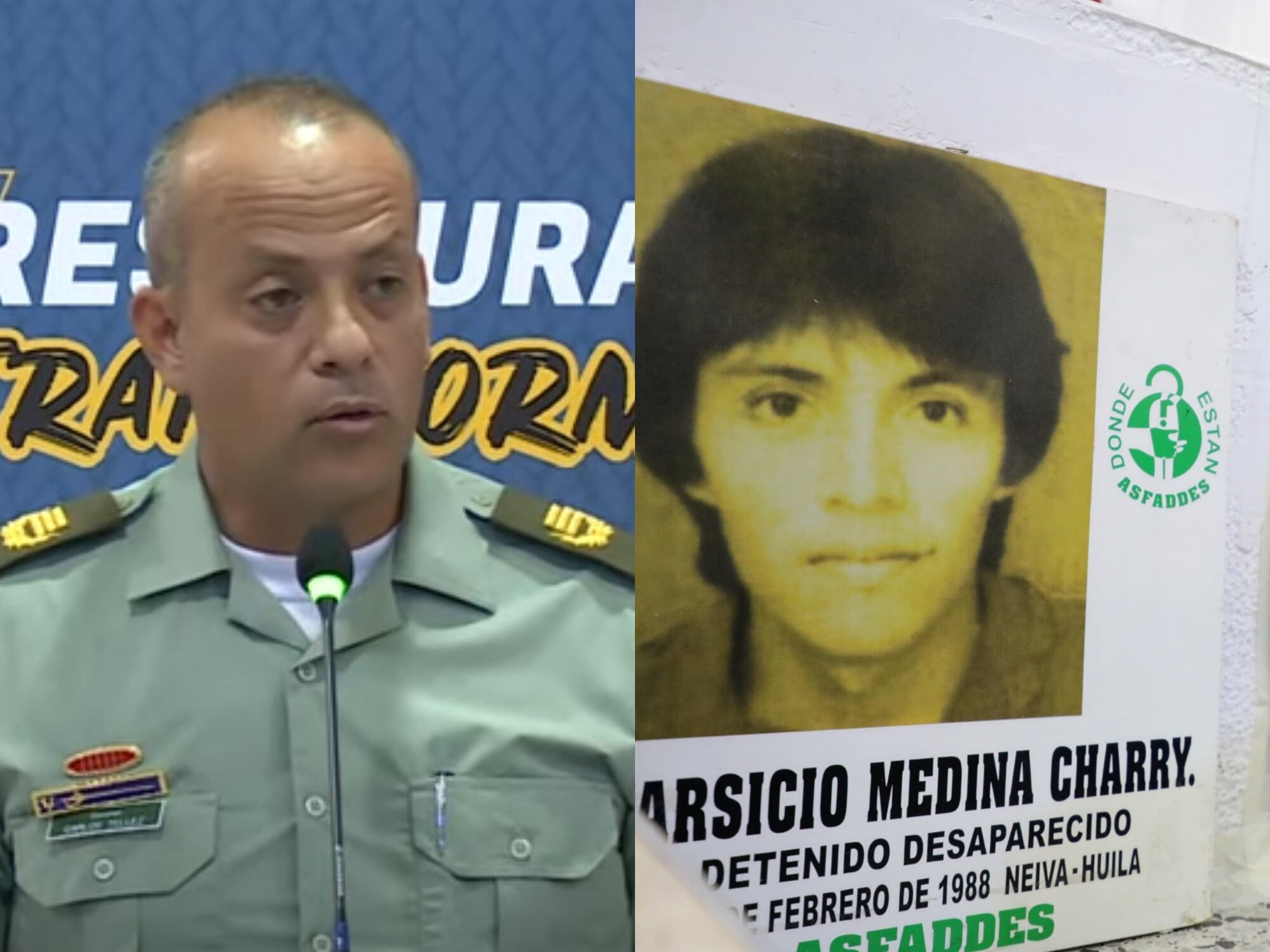 La Policía pidió perdón por desaparecer a universitario miembro de la Unión Patriótica. Foto: Cortesía JEP.