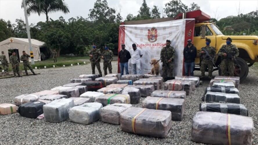 La Fiscalía imputó cargos a García Suescún por el delito de fabricación, tráfico o porte de estupefacientes. Foto: Fiscalía