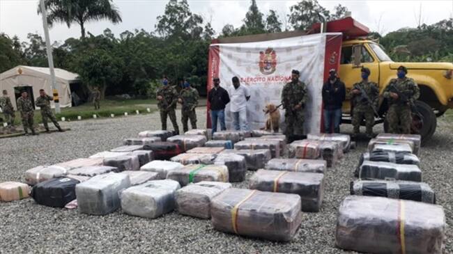 La Fiscalía imputó cargos a García Suescún por el delito de fabricación, tráfico o porte de estupefacientes. Foto: Fiscalía