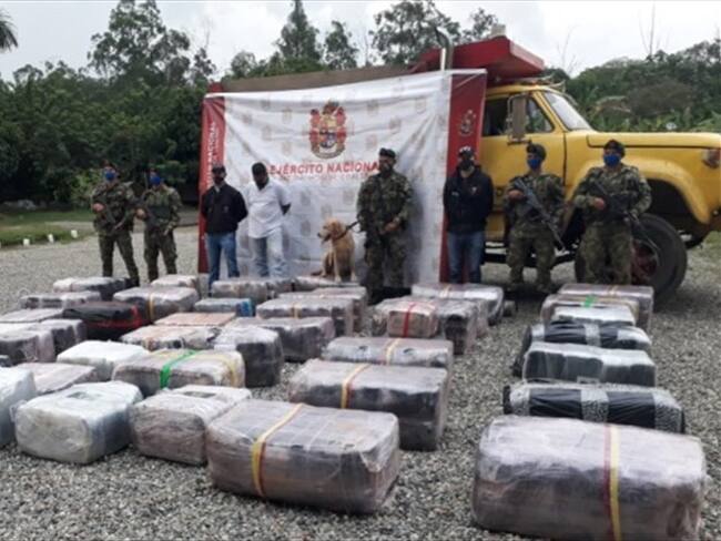 La Fiscalía imputó cargos a García Suescún por el delito de fabricación, tráfico o porte de estupefacientes. Foto: Fiscalía