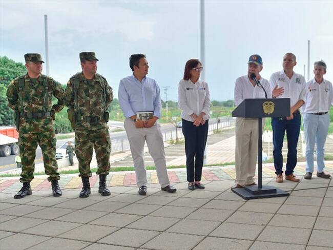 Después de 11 años, Santos inauguró la Doble Calzada Ciénaga - Santa Marta. Foto: Invías