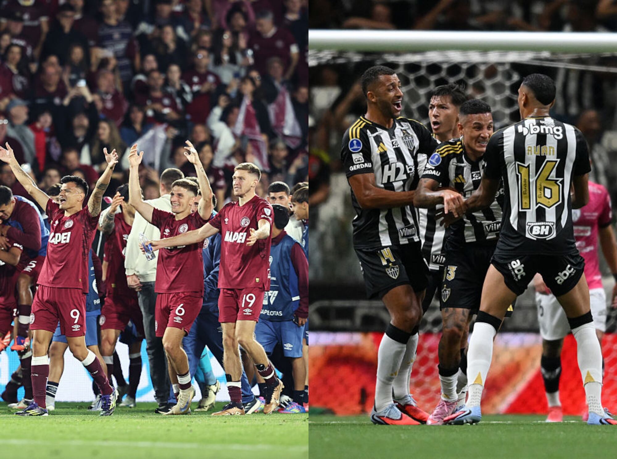 Lanús vs. Atlético Mineiro. Foto: Getty Images.
