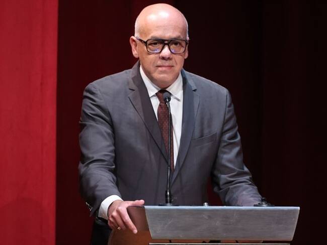 Jefe de la delegación oficialista, Jorge Rodríguez. . Foto: Hector Vivas- Getty
