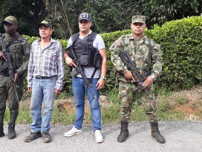 Primeras versiones indican que debido a la presión de las autoridades, el hombre de 78 años fue abandonado entre el sector del Carmen y Kilómetro 30. Foto: Ejército Nacional