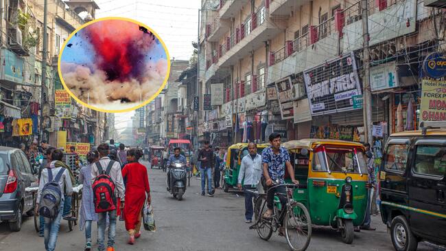 Nueva Delhi. Explosión. Fotos. Getty Images