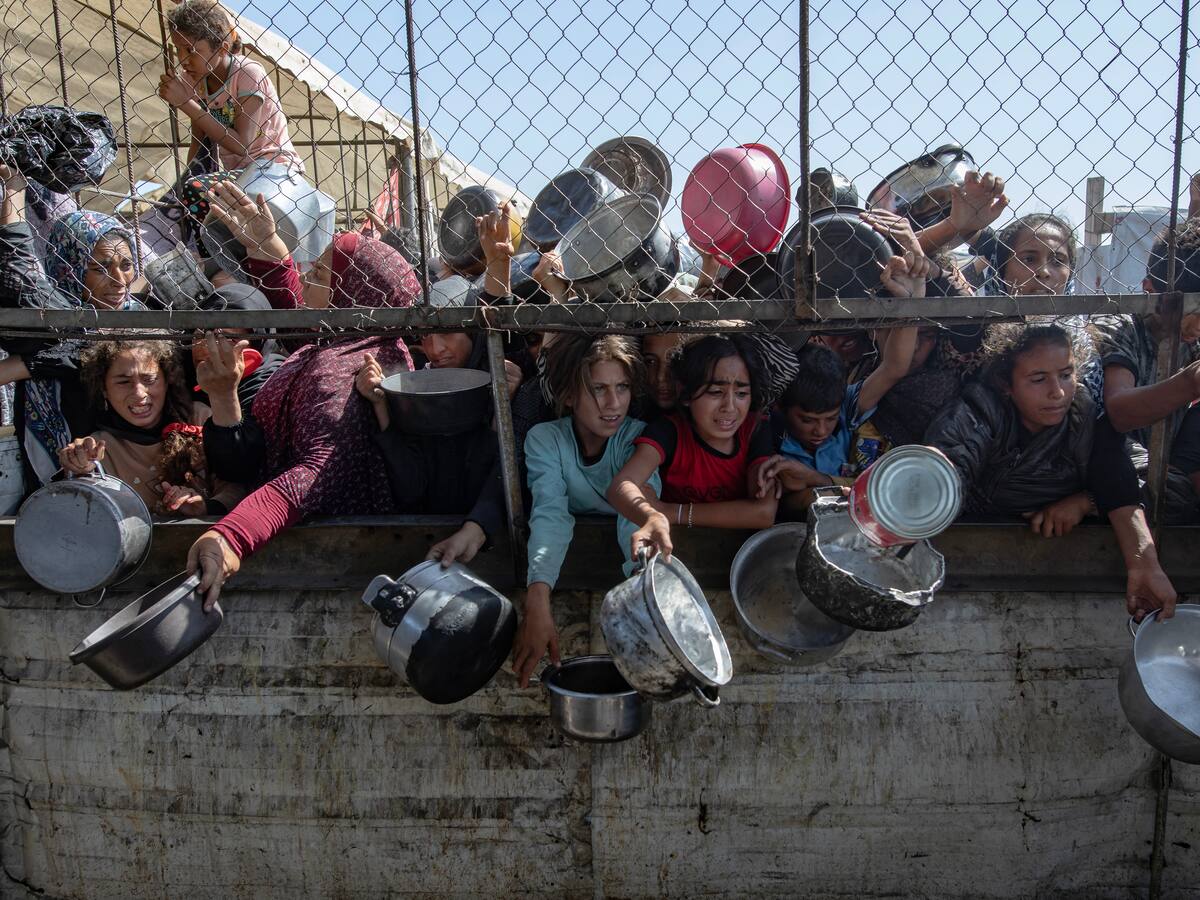 Los muertos por desnutrición en Gaza superaron los 200, casi la mitad niños