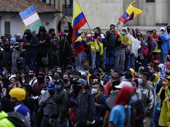 Encuentran a 16 personas reportadas como desaparecidas durante protestas en Bogotá. Foto: Colprensa