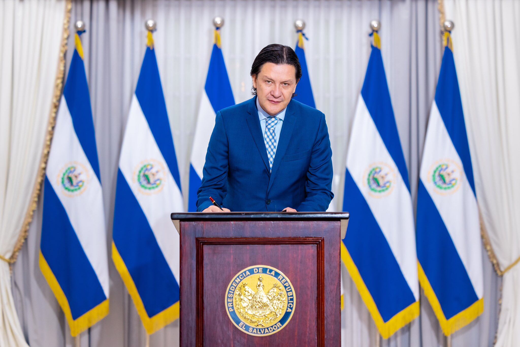 El abogado colombiano Andrés Guzmán Caballero, designado como comisionado presidencial de Derechos Humanos y libertad de expresión en El Salvador.  
(Foto: Cortesía Presidencia El Salvador)