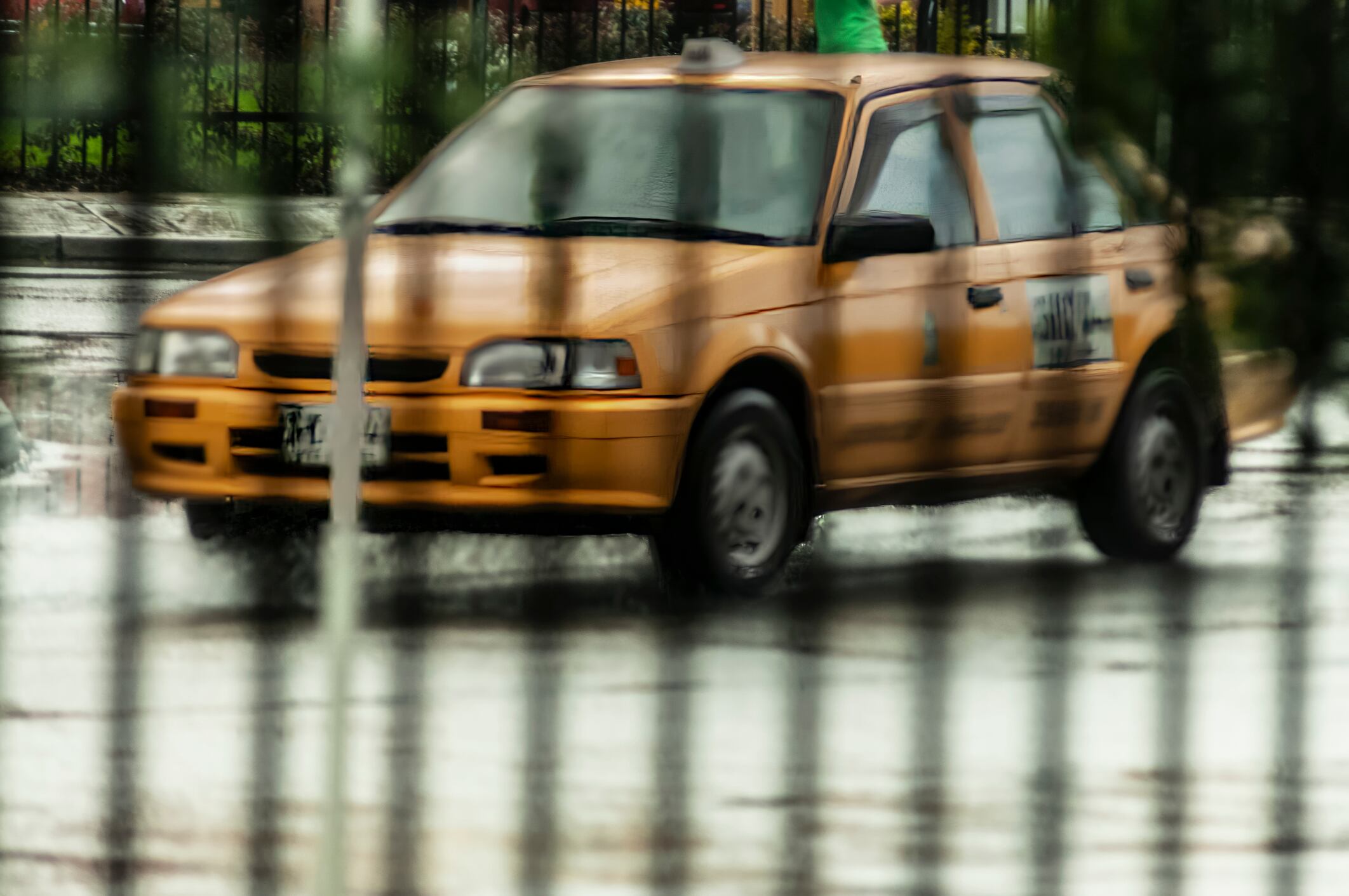 Imagen de referencia de taxi en Bogotá. Foto: Getty Images.
