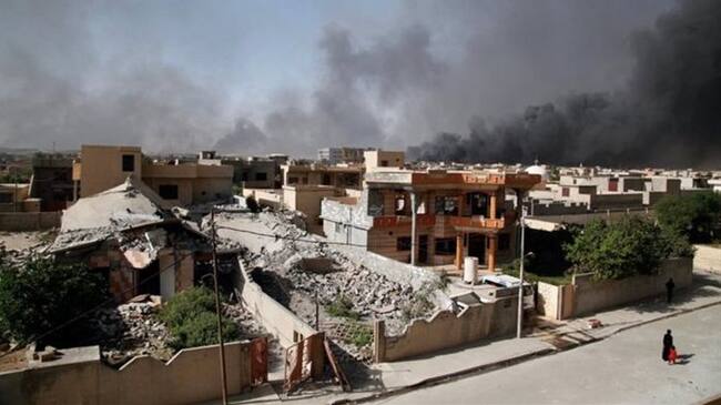 Ya en 2003 había ocurrido un incendio similar en la planta de Mishraq.. Foto: BBC Mundo