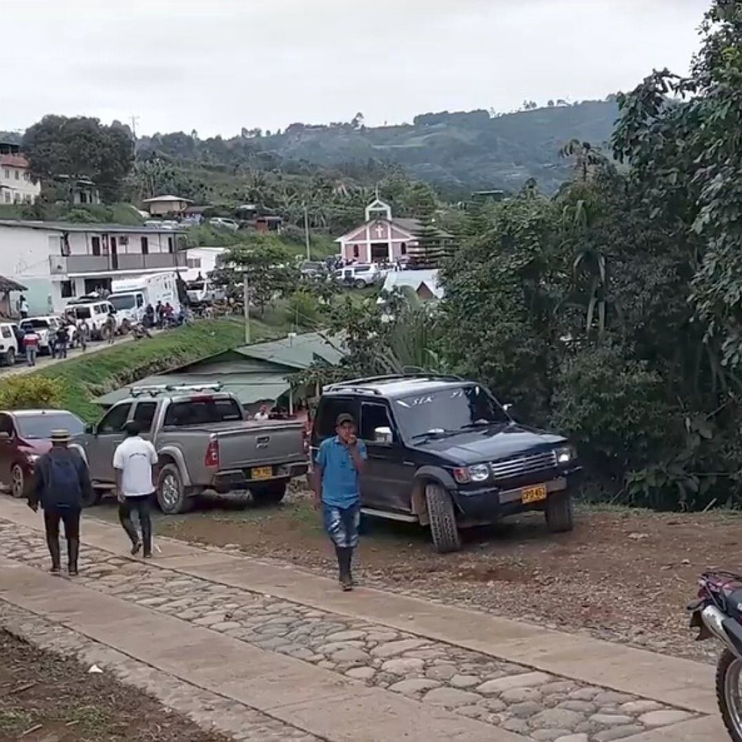 Las pueblos indígenas se encuentran en asamblea permanente en el resguardo Las Delicias de Buenos Aires, Cauca. Crédito: Cric.