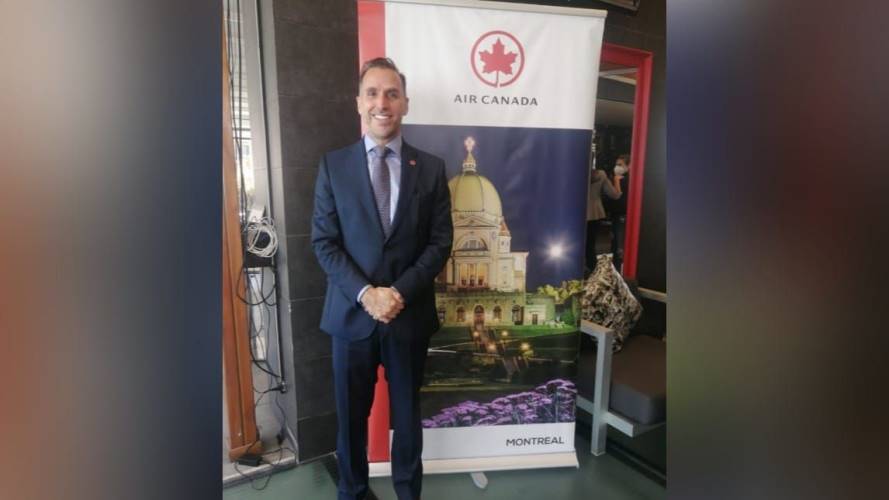 Gerente Juan Manuel Calvo, Air Canadá. Créditos: Air Canadá.