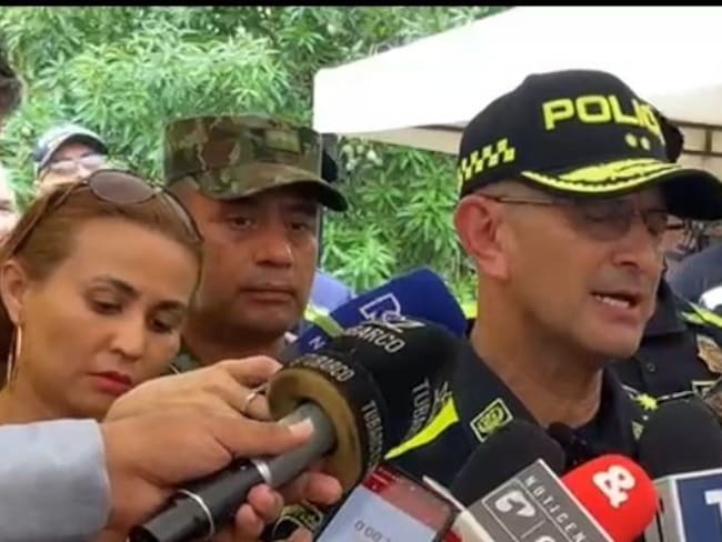 General Jorge Urquijo. Foto: Policía Metropolitana de Barranquilla.