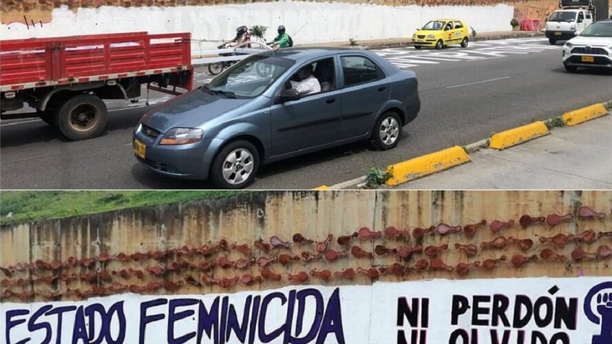 mural feminista. Foto:SUMINISTRADA