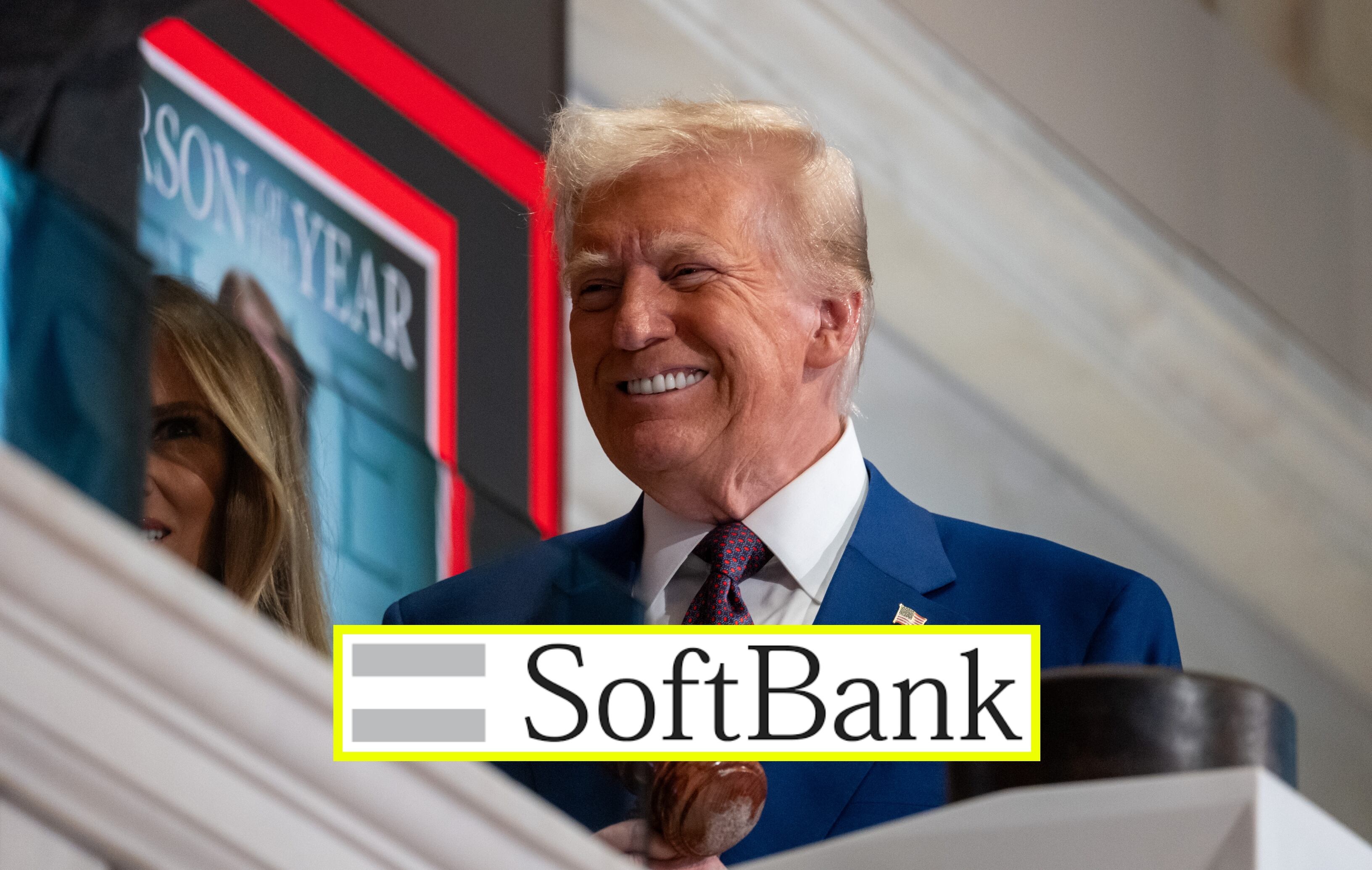 logo de SoftBank Donald Trump FOTO: Getty Images