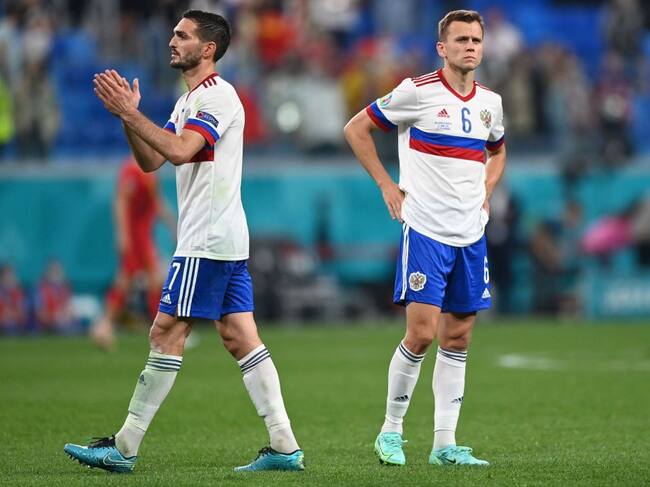 Selección de fútbol de Rusia (Photo by Kirill KUDRYAVTSEV / POOL / AFP) (Photo by KIRILL KUDRYAVTSEV/POOL/AFP via Getty Images)